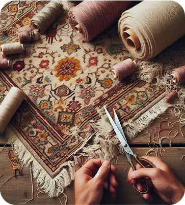 ریشه دوزی فرش خوشنام